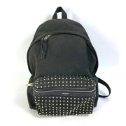 Pre-owned Fabric backpacks Yves Saint Laurent Vintage , Black , Dames