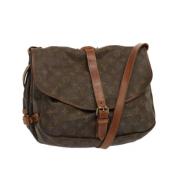 Pre-owned Canvas louis-vuitton-bags Louis Vuitton Vintage , Brown , Da...