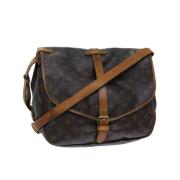 Pre-owned Canvas louis-vuitton-bags Louis Vuitton Vintage , Brown , Da...