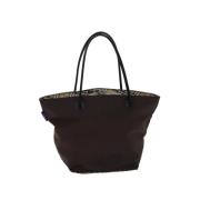 Pre-owned Nylon totes Burberry Vintage , Brown , Dames