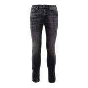 Slim Fit Heren Skinny Jeans Diesel , Gray , Heren