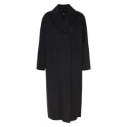 Zwarte Jas Capi Cappotto Max Mara , Black , Dames