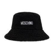 Faux-fur bucket hat Moschino , Black , Unisex