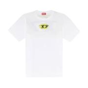 Witte T-Boxt-K3 Shirt Diesel , White , Heren