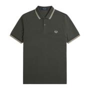 Slim Fit Twin Tipped Polo Fred Perry , Blue , Heren