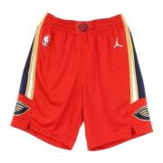 NBA Swingman Basketball Shorts Statement Edition Jordan , Red , Heren