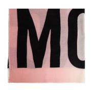 Sjaal met logo Moschino , Pink , Unisex