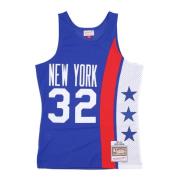 Julius Erving Basketbal Tanktop Mitchell & Ness , Blue , Heren