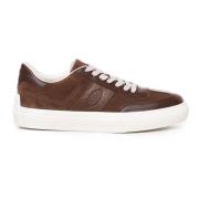 Bruine Suède Veterschoenen Tod's , Brown , Heren