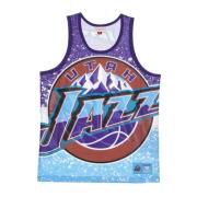 Utah Jazz Basketball Tank Top Mitchell & Ness , Multicolor , Heren