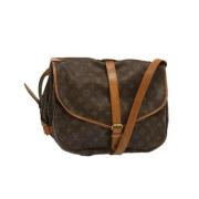 Pre-owned Canvas louis-vuitton-bags Louis Vuitton Vintage , Brown , Da...