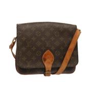 Pre-owned Canvas louis-vuitton-bags Louis Vuitton Vintage , Brown , Da...