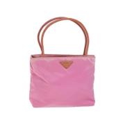 Pre-owned Nylon prada-bags Prada Vintage , Pink , Dames