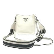 Pre-owned Leather prada-bags Prada Vintage , White , Dames