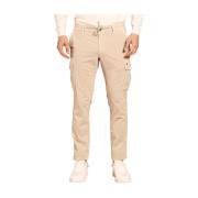 Fluwelen Cargo Broek Extra Slim Fit Mason's , Beige , Heren