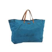 Pre-owned Canvas gucci-bags Gucci Vintage , Blue , Dames