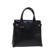 Pre-owned Leather handbags Gucci Vintage , Black , Dames