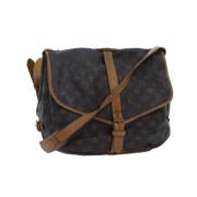 Pre-owned Canvas louis-vuitton-bags Louis Vuitton Vintage , Brown , Da...