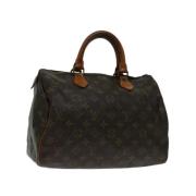 Pre-owned Canvas handbags Louis Vuitton Vintage , Brown , Dames