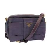 Pre-owned Nylon prada-bags Prada Vintage , Purple , Dames