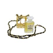 Pre-owned Metal necklaces Chanel Vintage , Yellow , Dames