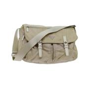 Pre-owned Nylon prada-bags Prada Vintage , Beige , Dames