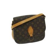 Pre-owned Canvas louis-vuitton-bags Louis Vuitton Vintage , Brown , Da...