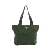 Pre-owned Nylon prada-bags Prada Vintage , Green , Dames