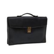 Pre-owned Leather handbags Loewe Pre-owned , Black , Dames