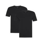 2-Pack Crew Neck T-Shirt Calvin Klein , Black , Heren