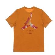 3D Logo Crew Neck T-Shirt Jordan , Orange , Heren