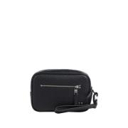 Zwarte Beauty Case Tas Armani Exchange , Black , Heren