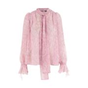 Elegante Blouse voor Vrouwen Pinko , Pink , Dames