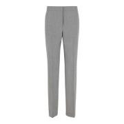 Hoge taille wollen broek grijs Jil Sander , Gray , Dames