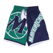 NBA Big Face Basketball Shorts Mitchell & Ness , Green , Heren