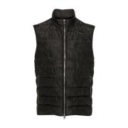 Pegasus Geborduurd Gewatteerd Vest Etro , Black , Heren