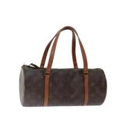 Pre-owned Canvas handbags Louis Vuitton Vintage , Brown , Dames