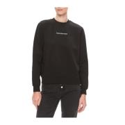 Op Maat Gemaakte Stijlvolle Sweater Calvin Klein , Black , Dames