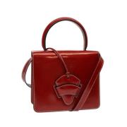 Pre-owned Leather handbags Loewe Pre-owned , Red , Dames