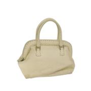 Pre-owned Cotton handbags Fendi Vintage , Beige , Dames