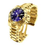 Excursion Heren Quartz Horloge Blauwe Wijzerplaat Invicta Watches , Ye...