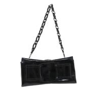 Pre-owned Canvas shoulder-bags Salvatore Ferragamo Pre-owned , Black ,...