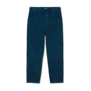 Ribfluwelen Elastische Taillebroek Twothirds , Blue , Heren