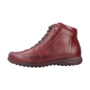 Stijlvolle Lace-up Laarzen Pitillos , Red , Dames