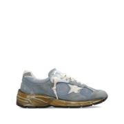 Metallic Finish Sneakers Golden Goose , Blue , Dames