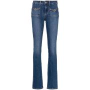 Blauwe Bootcut Denim Jeans Liu Jo , Blue , Dames