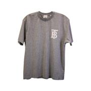 Pre-owned Cotton tops Burberry Vintage , Gray , Dames