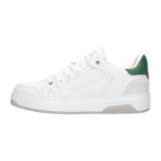 Retro Sneaker Basket Balboa Nubikk , White , Heren