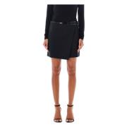 Zwarte Riemdetail Mini Rok Philosophy di Lorenzo Serafini , Black , Da...