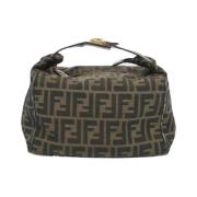 Pre-owned Canvas handbags Fendi Vintage , Brown , Dames